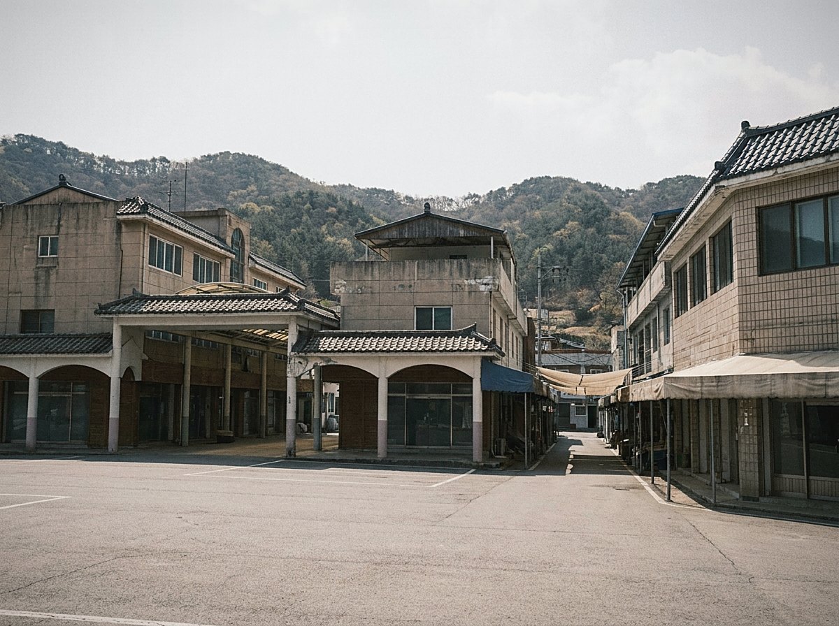아산시 온양 원도심 전경