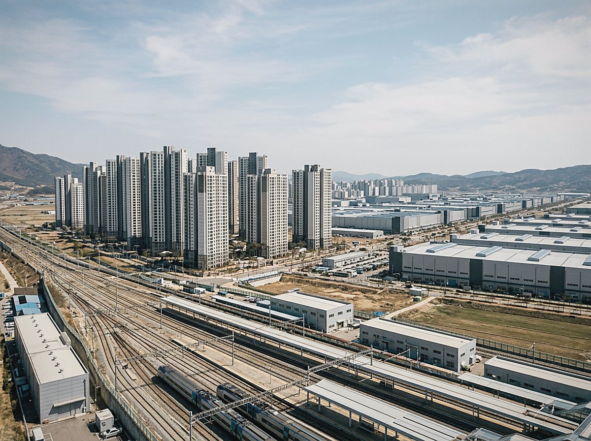 아산시 배방·탕정 전경