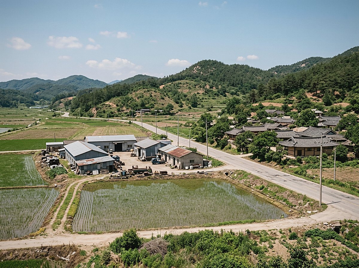 아산시 음봉·둔포 전경